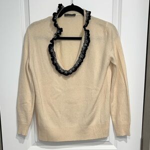 Alexander Mcqueen Women’s Cashmere Pullover Sweater Knit England Medium